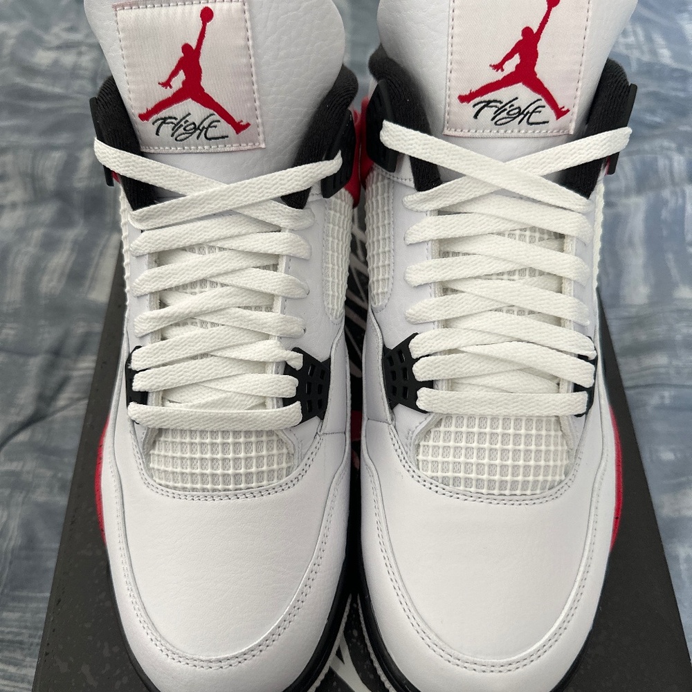 New Jordan 4 Red Cement